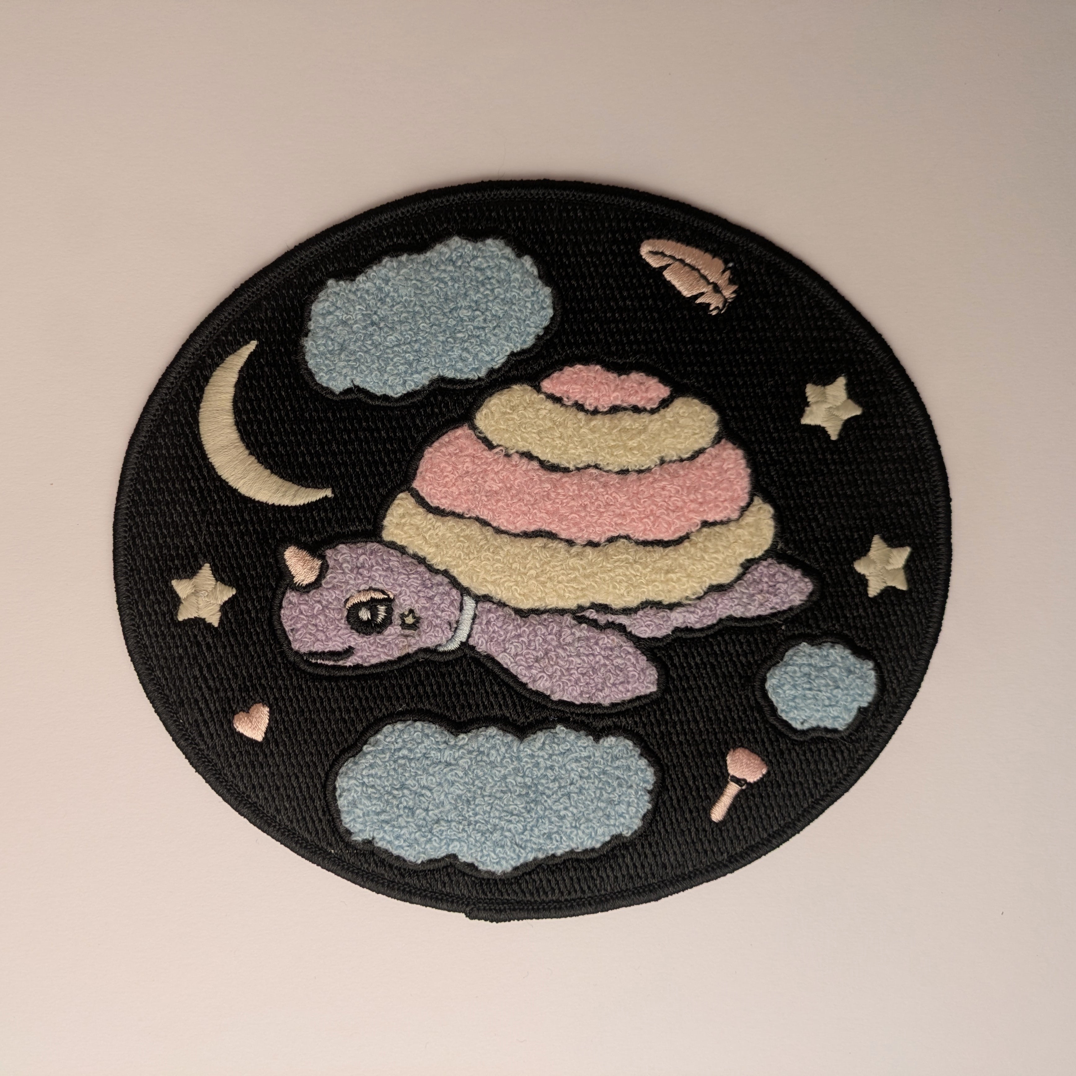 Iron-On Chenille & Embroidery Patch ⌀ 18cm