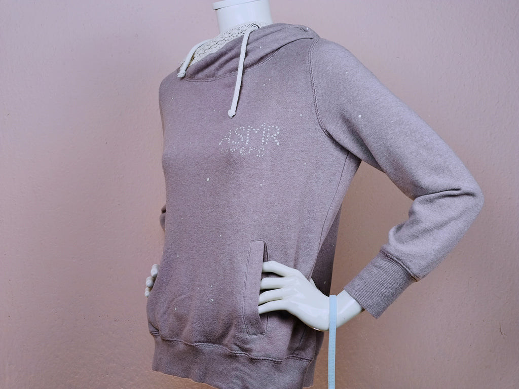 Upcycled Cotton Hoodie - Glowing in the Dark 🌟 With Keychain