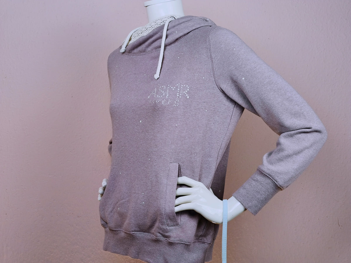 Upcycled Cotton Hoodie - Glowing in the Dark 🌟 With Keychain