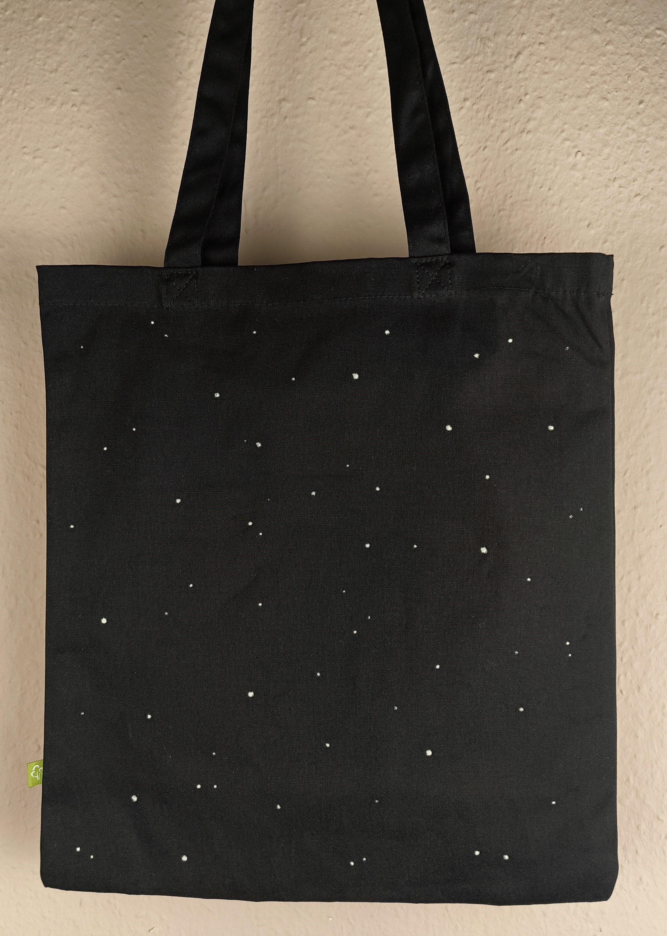 Glow-in-the-dark Tote Bag with Patches 🌟