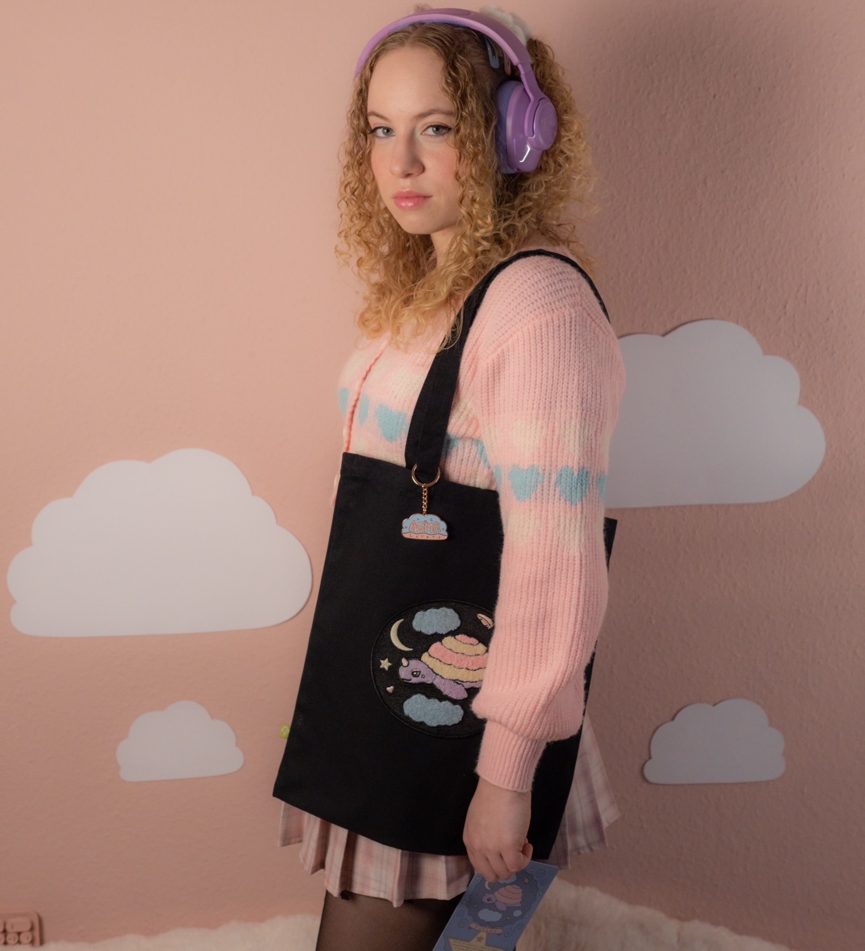 Honuma Bundle - Tote Bag with Patch & Enamel Bag Charm 🌟